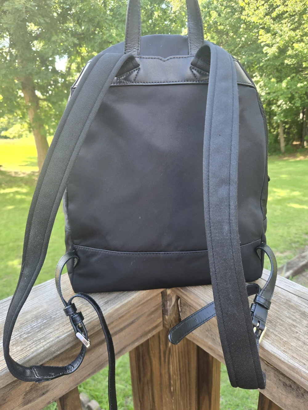 kate spade New York Black Nylon Small Backpack